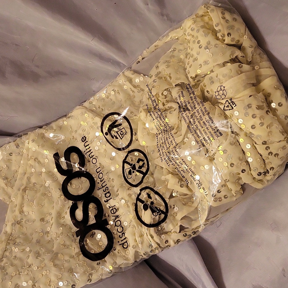 Asoc scatter sequined  Midi komono Dress - Picture 9 of 9